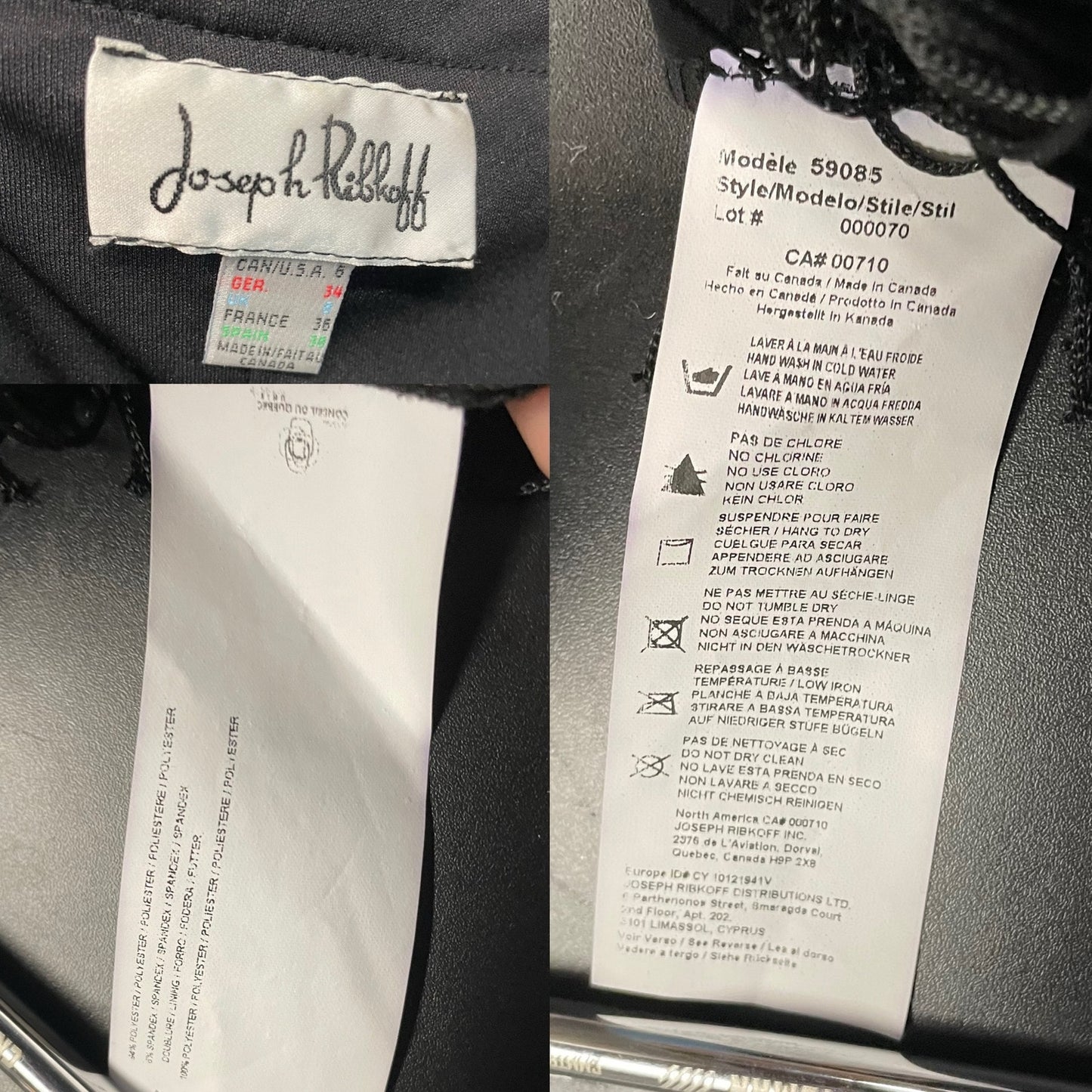 Vintage y2k black jersey wide leg fringed jumpsuit / size XXS XS